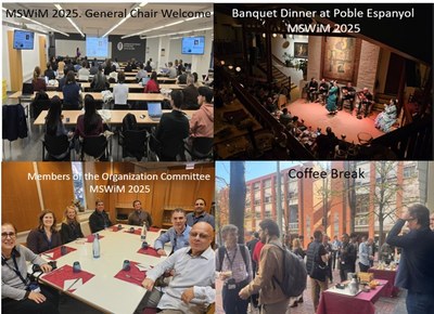 Members of the SISCOM research group organized the MSWiM 2025 conference
